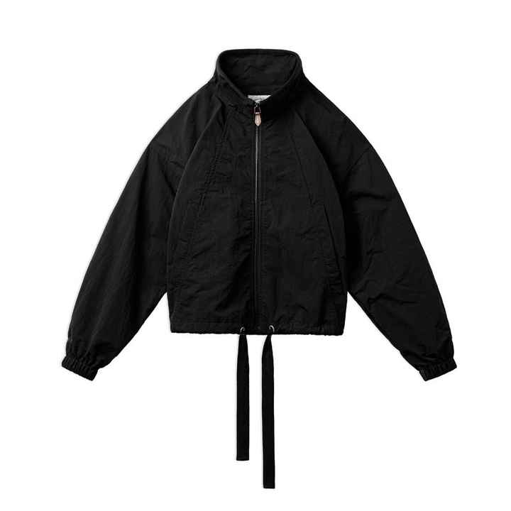 Levoire | Veste Courte Élégante Avec Cordon À La Taille Noir
