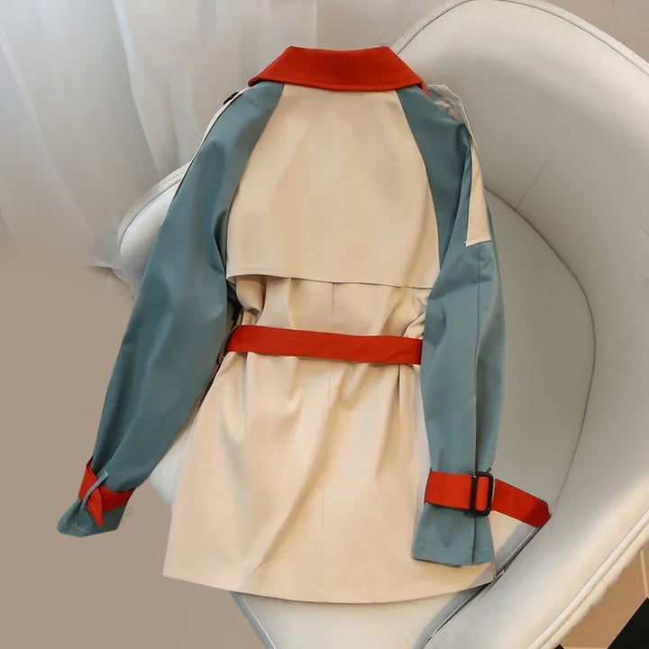 Levoire | Pour Femmes Automne Manteau Trench Mi-Long Veste De Pluie