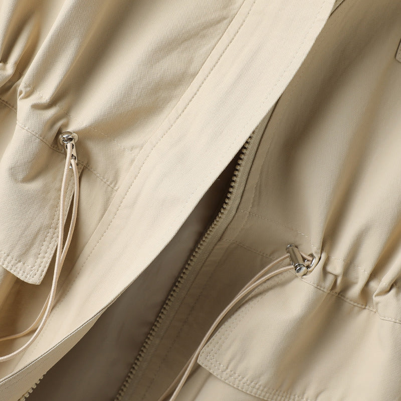 Levoire | Veste Trench Automne Capuche