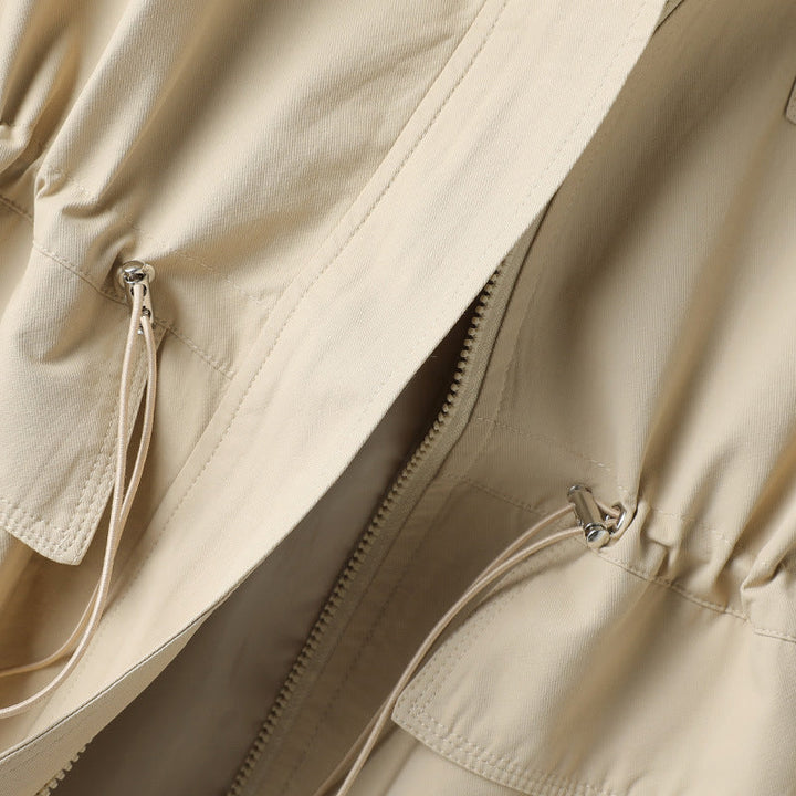 Levoire | Veste Trench Automne Capuche