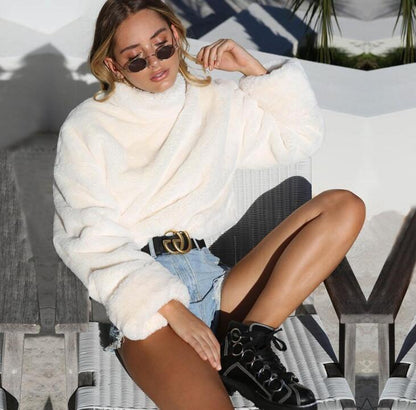 Levoire | Pull Femme Avec Col Haut Pour Été