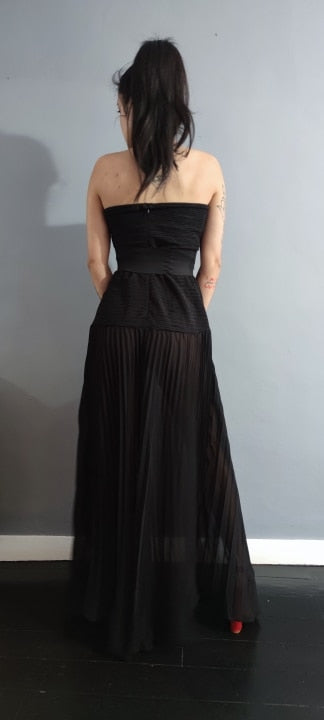 Levoire | Sans Manches Robe Maxi Plissée