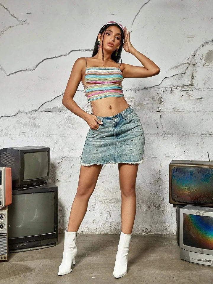 Levoire | Pantalons En Denim Tendance, Taille Haute