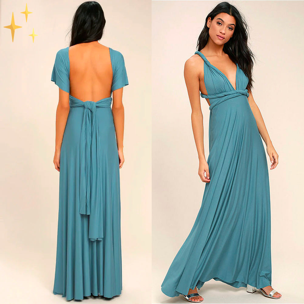 Levoire | Robe Polyvalente Pour Femmes Bleu