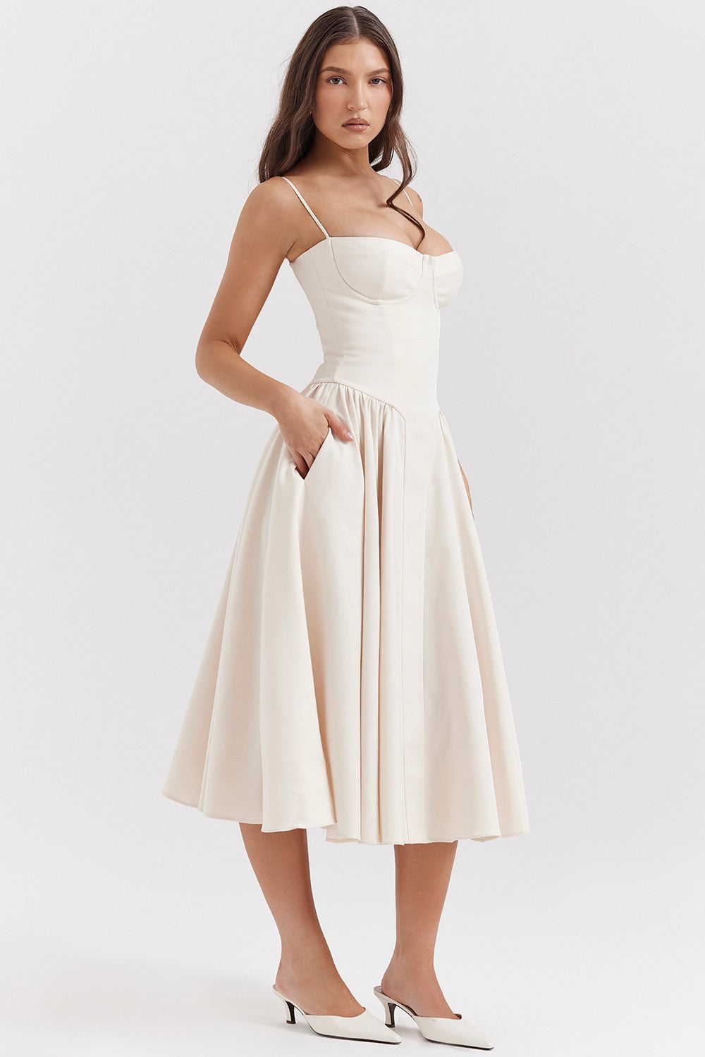 Levoire | Tailles Formantes Robe Dt Beige