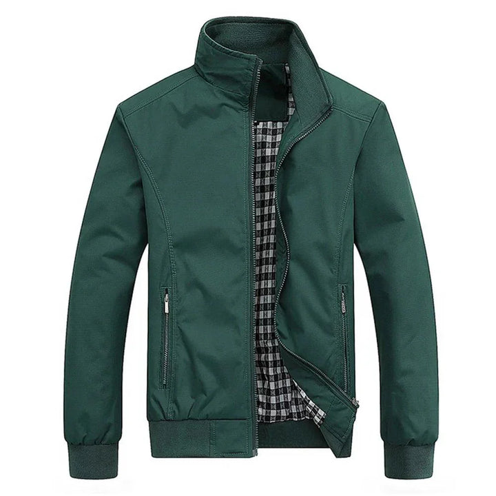Levoire | Veste Zippée Avec Poches Pour Hommes Vert