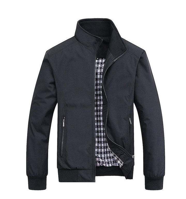 Levoire | Veste Zippée Avec Poches Pour Hommes Noir