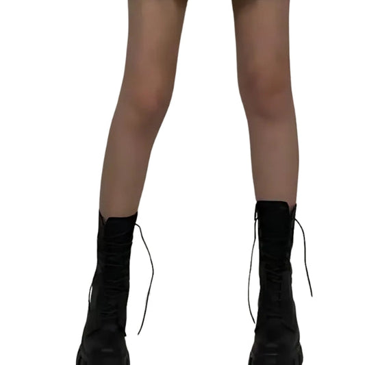 Levoire | Bottes Tendance À Lacets Avec Semelle Épaisse Noir