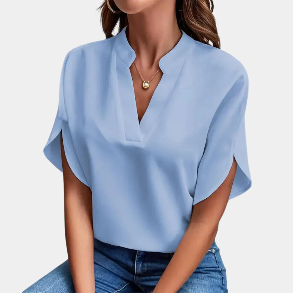 Levoire | Chemise D'Été Pour Femmes Bleu ciel