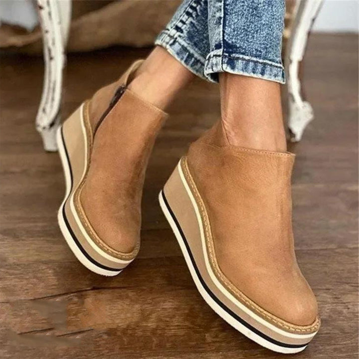 Levoire | Bottes en cuir avec fermeture éclair
