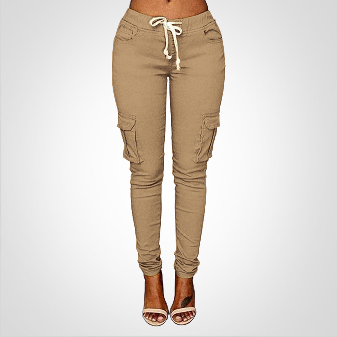 Levoire | Pantalons Ajustables À Élastique Braun