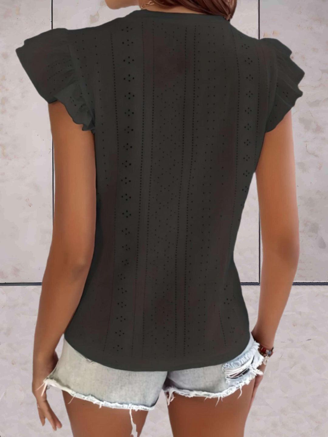 Levoire | Chemise De Loisirs À Volants Pour Femmes