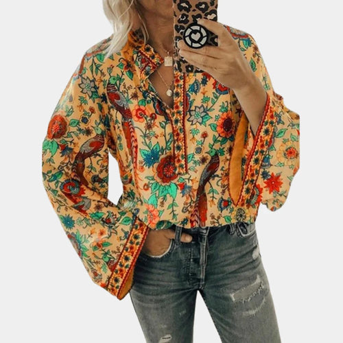 Levoire | Chemise Joyeuse À Motif Floral Ludique & Tendance