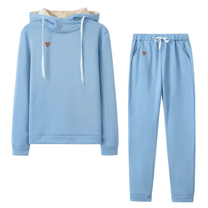 Levoire | Ensemble De Jogging Élégant Deux Pièces Pour Femmes Bleu