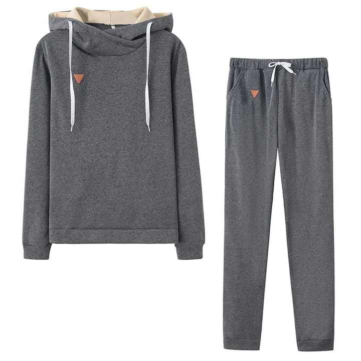 Levoire | Ensemble De Jogging Élégant Deux Pièces Pour Femmes Gris