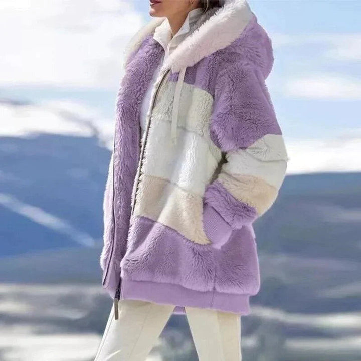 Levoire | Veste Douillette Pour Femmes Violette Nordique