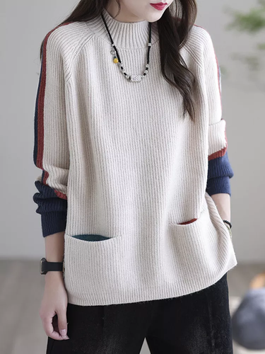 Levoire | Confortable Long Pull Avec Poches Chaleureux & Élégant