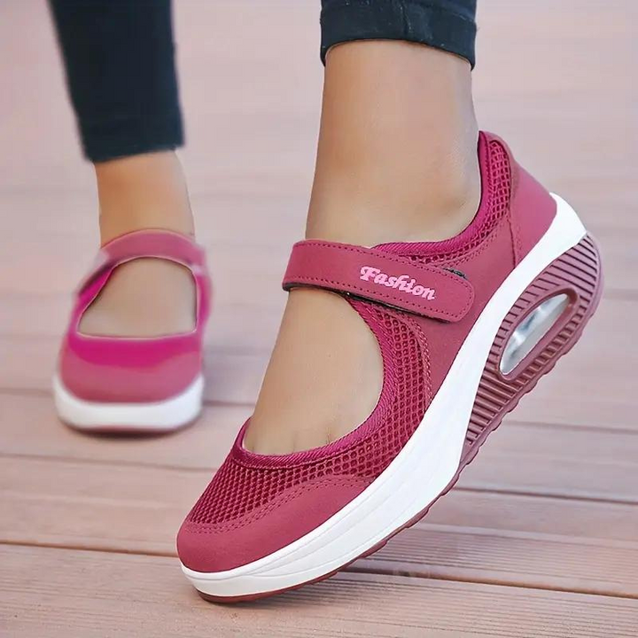 Levoire | Chaussures Orthopédiques Chaussures De Randonnée En Mesh Pour Femmes Rouge