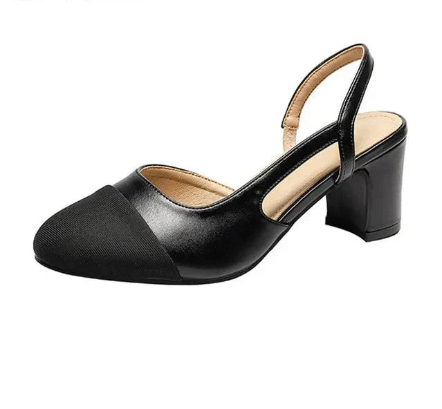 Levoire | Sandales Couleurs Mélangées Noir 6cm