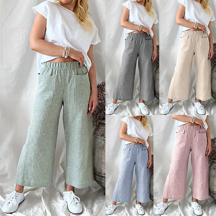 Levoire | Pantalons De Course Rentokangas À Rayures