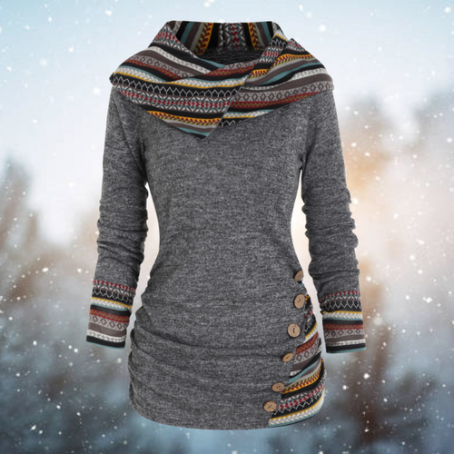 Levoire | Sweat À Capuche Tribal Décontracté