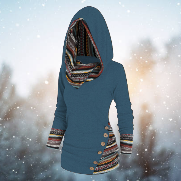 Levoire | Hoodie tribal Bleu