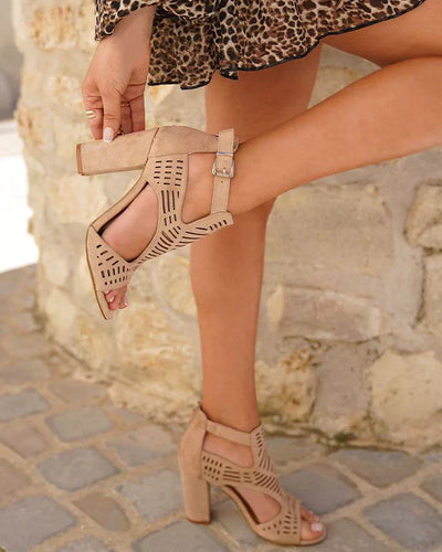 Levoire | Talons Hauts Kaki