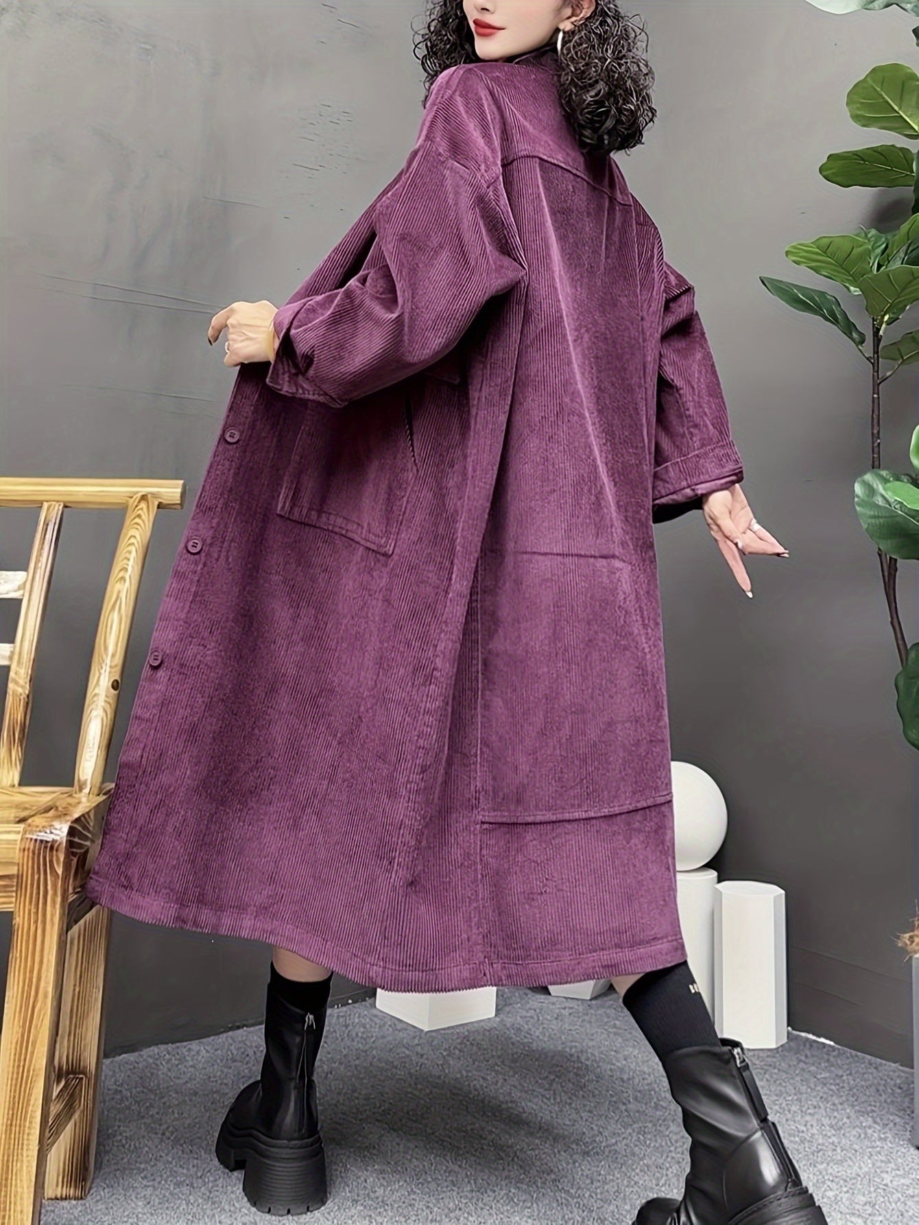 Levoire | Long Trench Coat Tendance Avec Détails Élégants