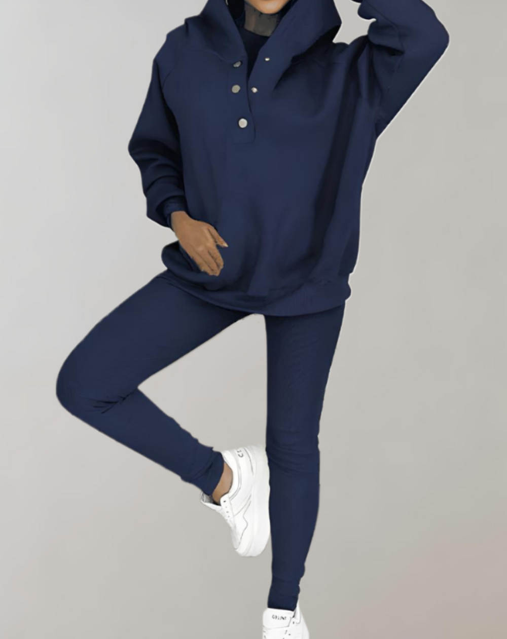 Levoire | 2 Osaisen Set Y À Capuche Xxl Bleu foncé