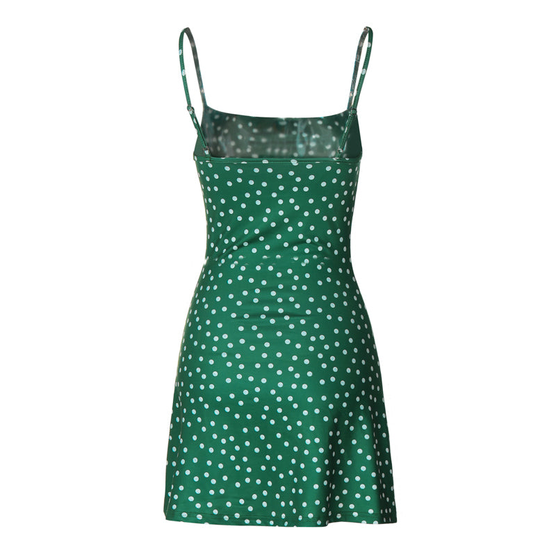 Levoire | Robe D'Été Élégante À Pois Pour Femmes