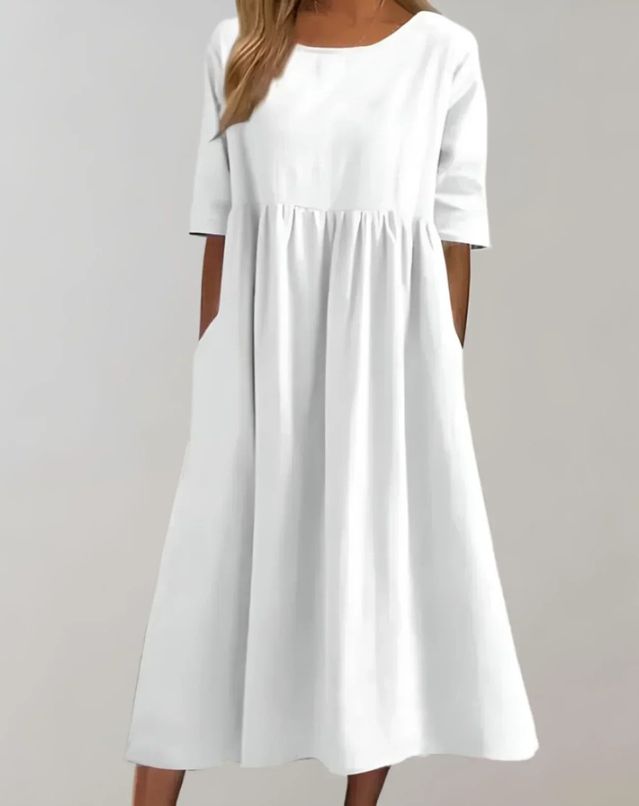 Levoire | Locker Sit Ex Dress En Coton Blanc