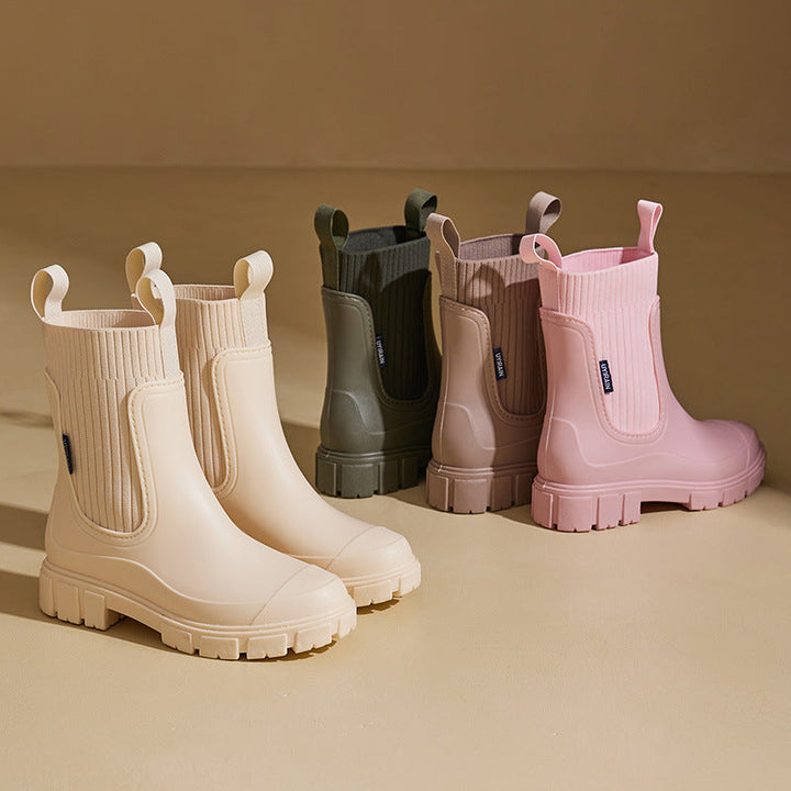 Levoire | Bottes Chaudes Et Élégantes Arc-En-Ciel