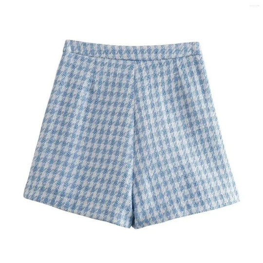 Levoire | Blazer à col retourné à manches longues avec shorts adaptés Shorts courts