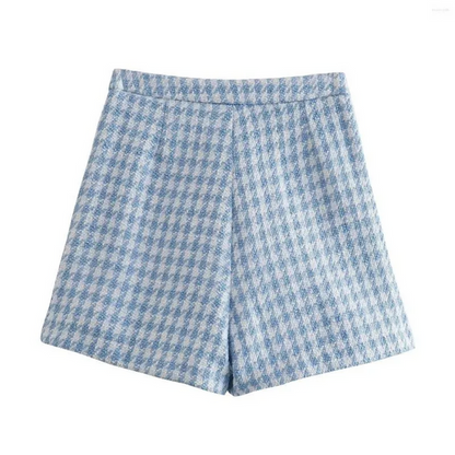 Levoire | Blazer à col retourné à manches longues avec shorts adaptés Shorts courts