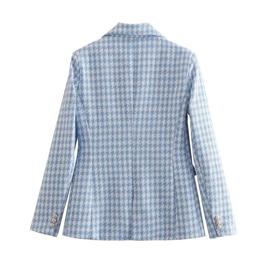 Levoire | Blazer à col retourné à manches longues avec shorts adaptés