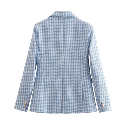 Levoire | Blazer à col retourné à manches longues avec shorts adaptés