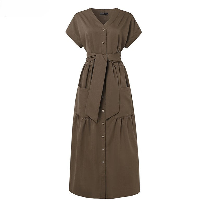 Levoire | Robe Maxi Élégante Avec Ceinture