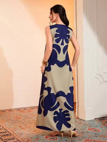 Levoire | Robe Maxi Élégante Avec Imprimé Stylé