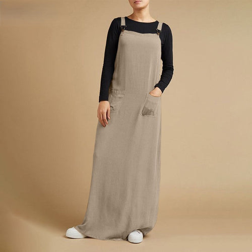 Levoire | Robe Maxi De Jardin Élégante Avec Bretelles Réglables