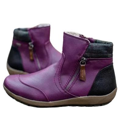 Levoire | Antidérapants À La Cheville Bottes Imperméables Lilas