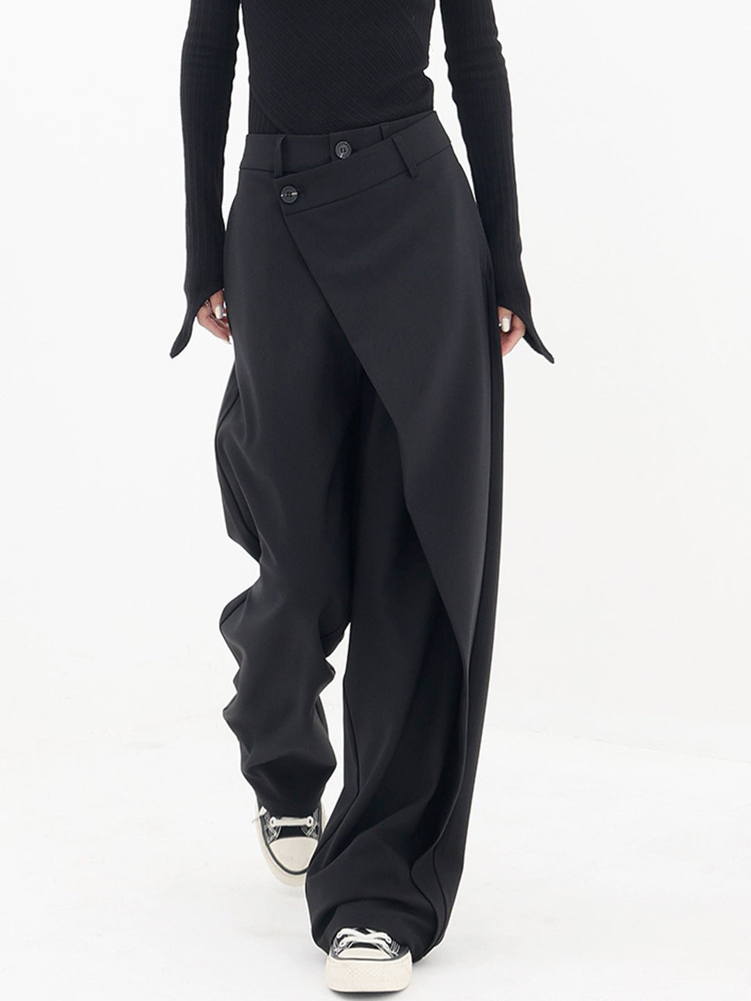 Levoire | Pantalon Minimaliste Femme Noir