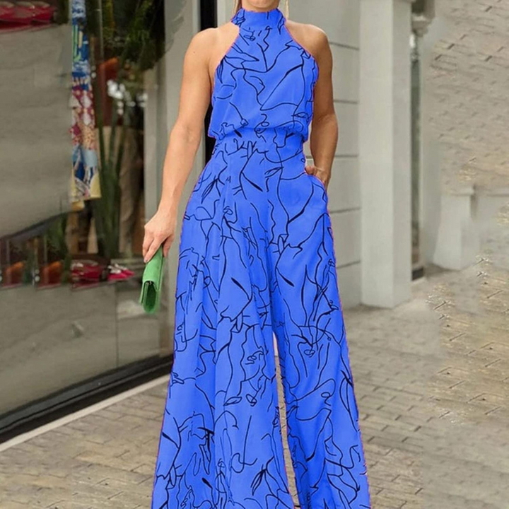 Levoire | Robe Ceinturée Sans Manches Femme bleu roi