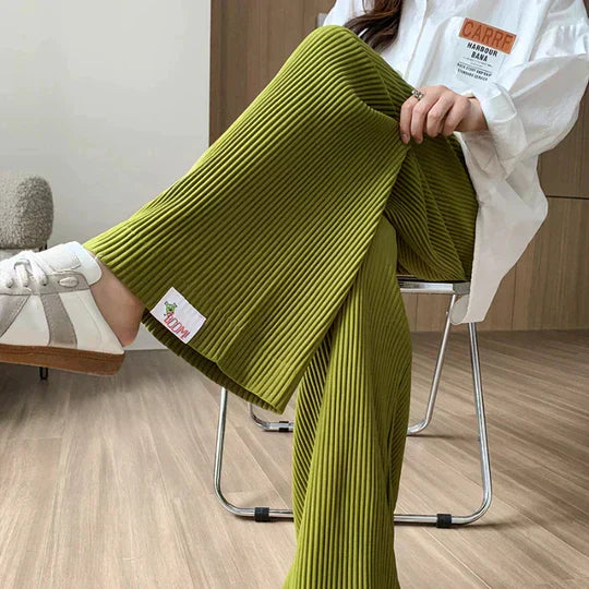 Levoire | Pantalon Côtelé Vert