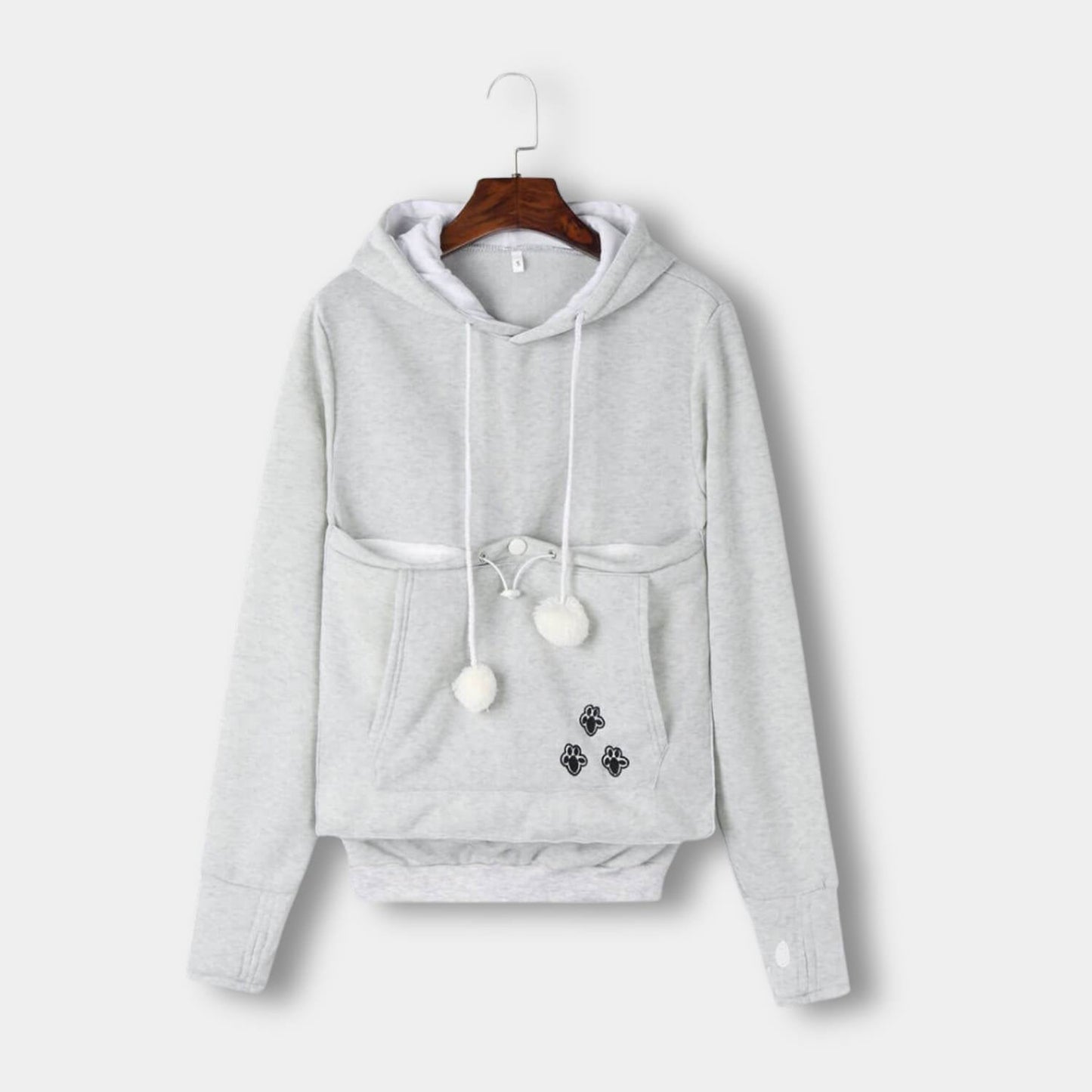 Levoire | Sweat-Shirt À Manches Longues Avec Capuche Pour Animaux Gris