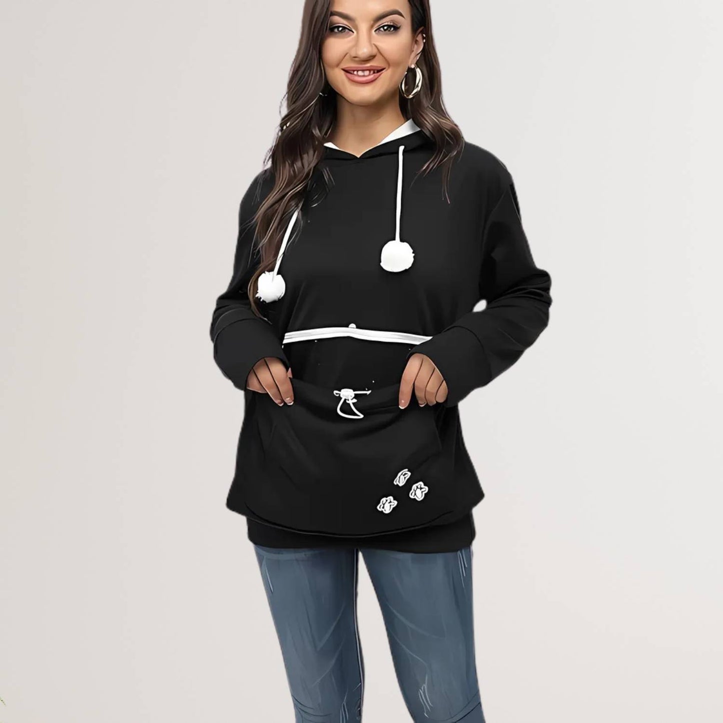 Levoire | Sweat-Shirt À Manches Longues Avec Capuche Pour Animaux