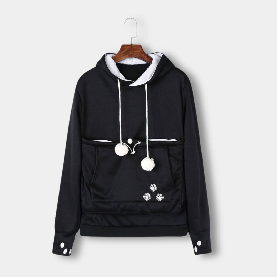 Levoire | Sweat-Shirt À Manches Longues Avec Capuche Pour Animaux Noir