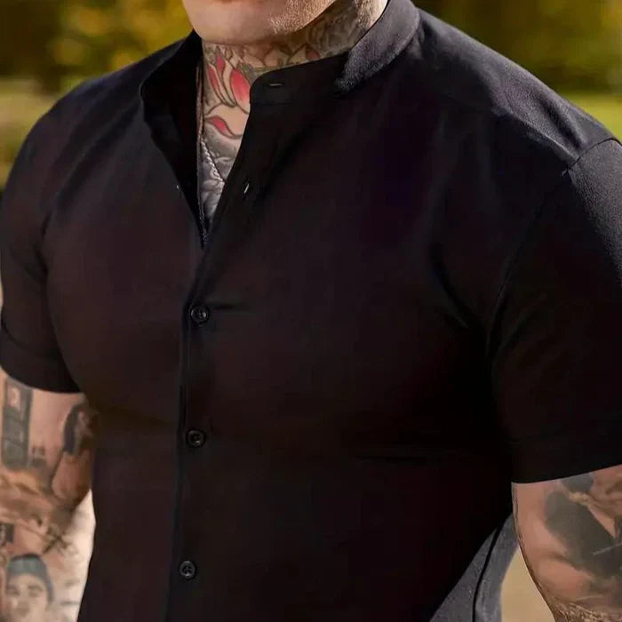 Levoire | Chemise À Manches Courtes Pastores Noir