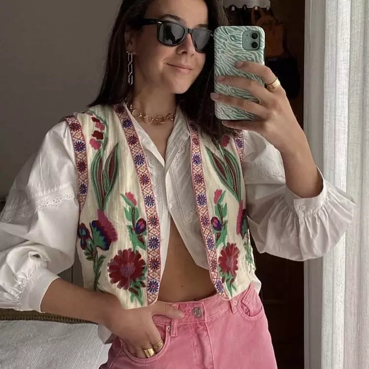 Levoire | Veste À Fleurs Pour Femmes