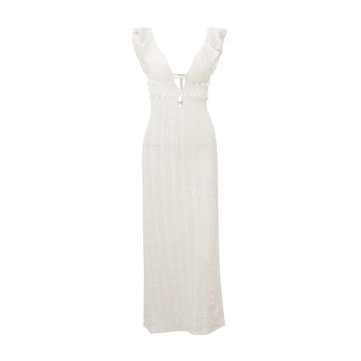 Levoire | Robe À Bulles Transparente Abricot