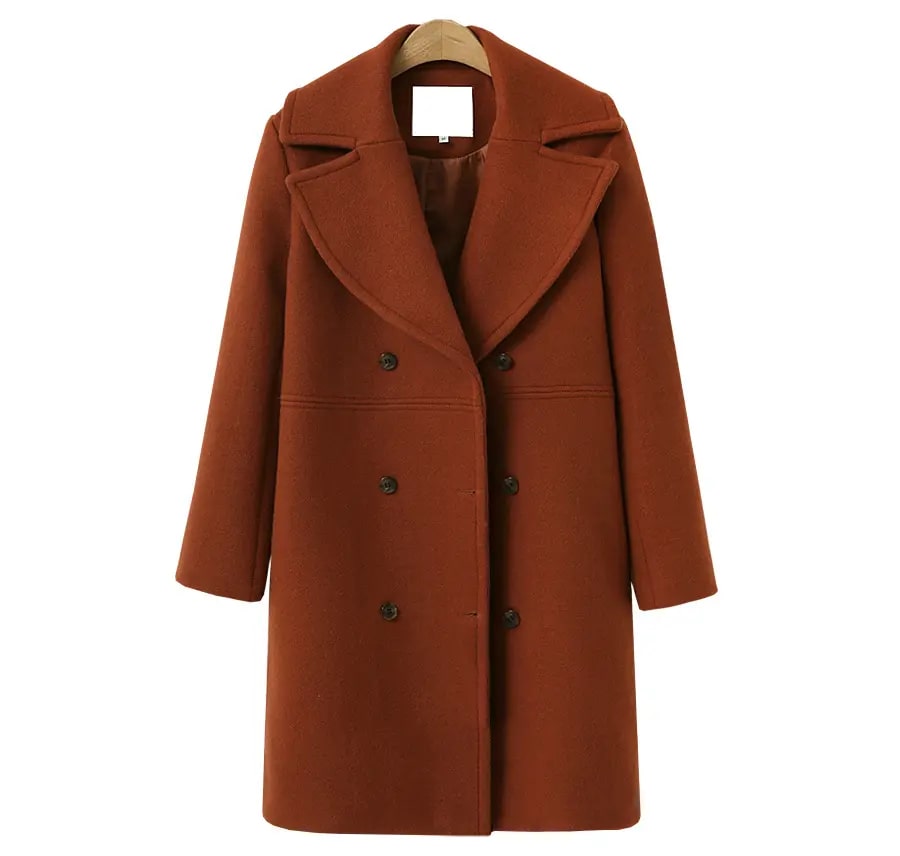 Levoire | Élégante Manteau Long Pour Femmes Pour L'Automne Et L'Hiver Rost